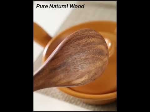 1 #woodenutensils #woodenspoon #woodworking #nonstickcookwareset