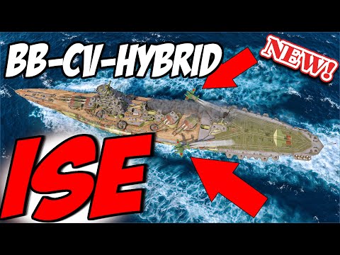 Japanese HYBRID Battleship ISE