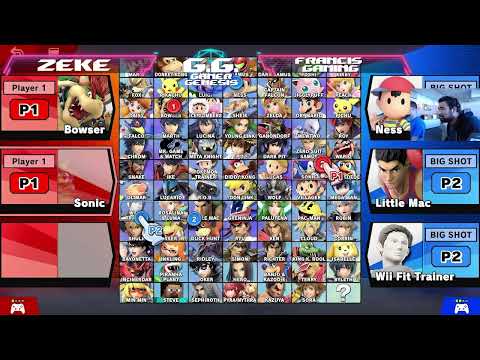 MHS Squad Strike!!! - WINNERS QUARTERS - Zeke vs Francis Gaming - SSBU Tournament