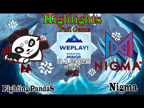 Highlights - Fighting PandaS Vs Nigma - WePlay Bukovel Minor 2020 - Dota 2 Highlights Pro Gameplay