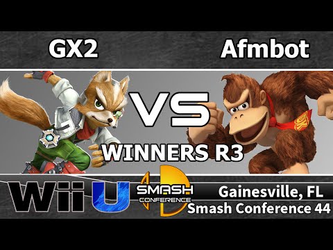 GX2 (Fox) vs. Afmbot (Donkey Kong) - SSB4 Winners R3 - SC44