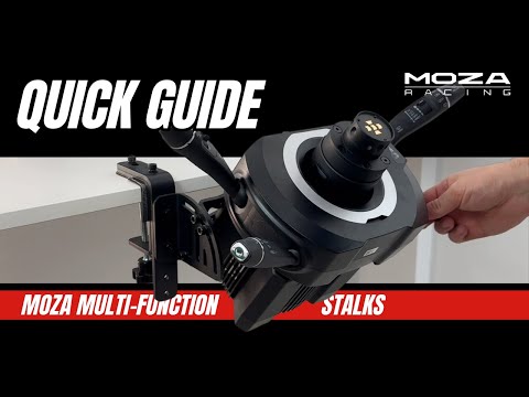 Moza Racing RS065 (PC) Daugiafunkcinės valdymo svirtelės – posūkiams ir valytuvams video