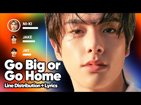ENHYPEN - Go Big or Go Home (Line Distribution + Lyrics Karaoke) PATREON REQUESTED