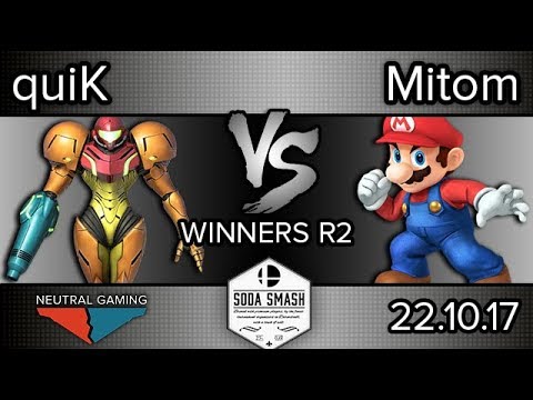 Soda Smash III - BSD | quiK (Samus) vs Mitom (Mario) - Winners R2