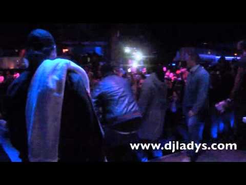 Jeremih and DJ Lady S at Club Networks in Lille