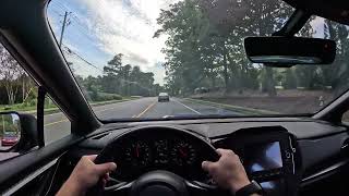POV driving back to school pt. 2 (Binaural Audio | 4K POV Video | 2023 Subaru WRX)