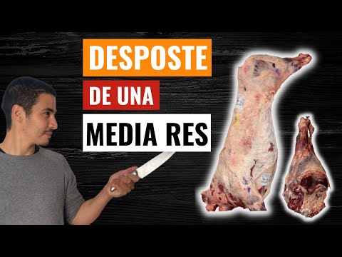 Cutting Half a Carcass Step by Step | Butcher Shop