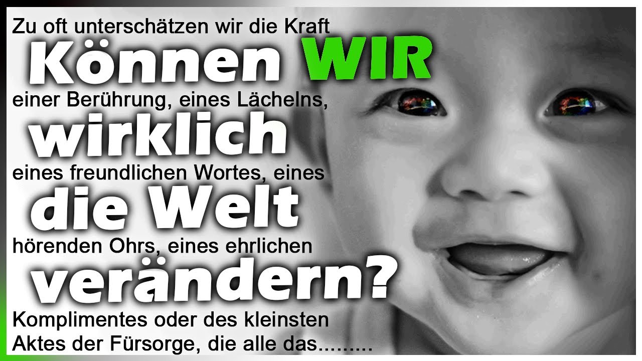 Frieden beginnt mit einem Lächeln...