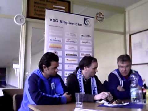 20.04.13 - Pressekonferenz - VSG Altglienicke : 1.FC Neubrandenburg