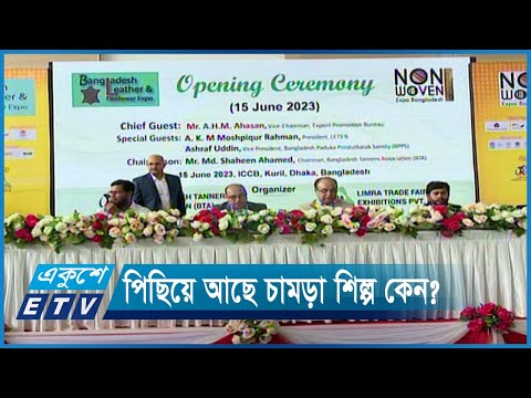 পরিবেশবান্ধব হতে না পারায় পিছিয়ে আছে চামড়া শিল্প | ETV News