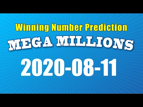 Winning numbers prediction for 2020-08-11|U.S. Mega Millions