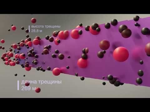 Моделирование возникновения микросейсмических событий при развитии трещины ГРП