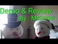 Demo Review Hallmark 2003 Caroling Snowman