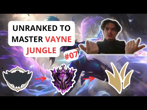 UNRANKED TO MASTER VAYNE JUNGLE / EP07 / UN ENORME STOMP