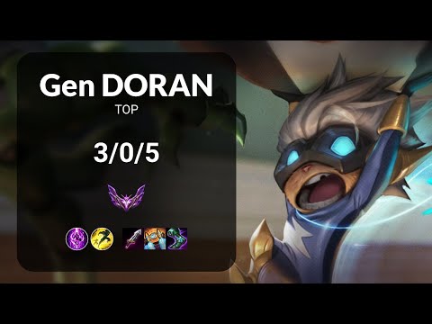 Gen Doran Kennen vs Malphite TOP - KR  Patch 13.24