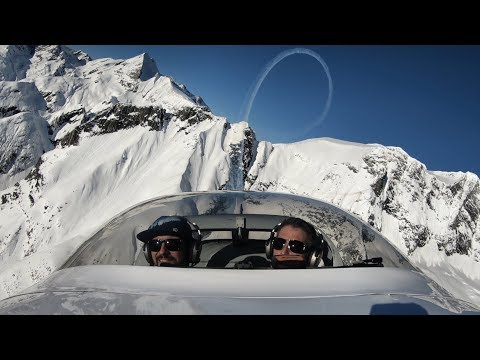 Epic Aerobatic Flight in the Purcell Mountains | 4K