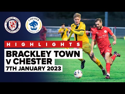 HIGHLIGHTS: Brackley Town 1 - 1 Chester - 7th January 2023