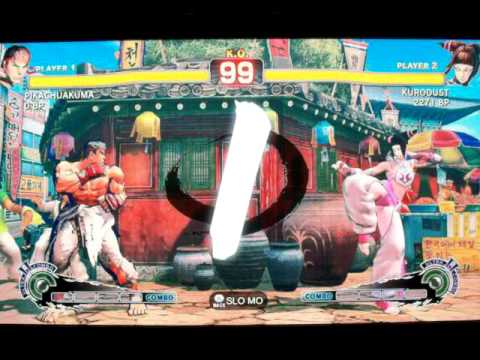 SSFIV RANKED BATTLE MATCH JR RODRIGUEZ ( RYU ) VS KURODUST ( JURI ) ON XBOX 360