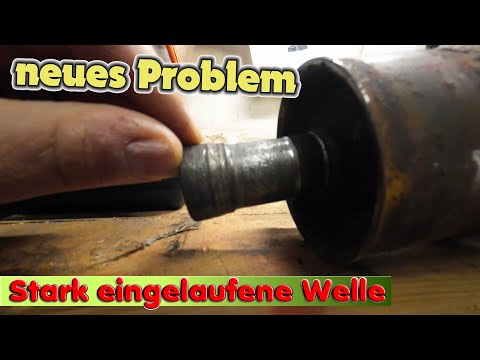 Eingelaufene Welle reparieren ohne Drehbank... Geht das? - Gehl RB1400 Rundballenpresse