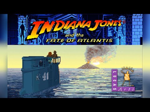 Indiana Jones and the Fate of Atlantis - Longplay fullplay - LucasArts, 1993 - PC / DOS playthrough