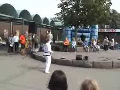 Taekwon-douppvisning i Kärra