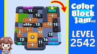 Solution du Niveau 2542 de Color Block Jam