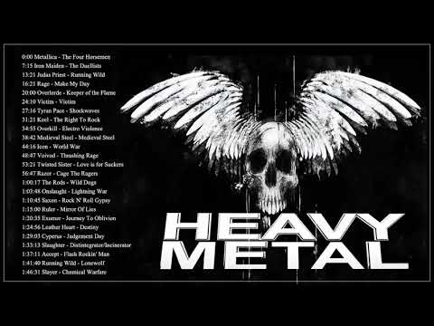 Iron Maiden , Metallica , Helloween , Black Sabbath - Classic Heavy Metal Ballads 80's 90's Playlist