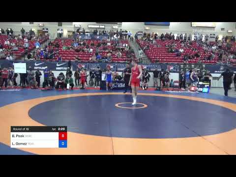 72 Kg Round Of 16 - Benjamin Peak, Sunkist Kids Wrestling Club Vs Lino Gomez, Texas 0ad8