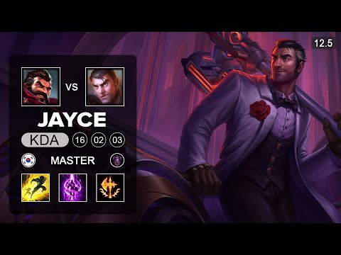 T1 Zeus Jayce Top vs Graves - KR Master - Season 12 Patch 12.5