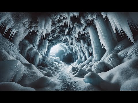 ❄ Frost Eerie Cave AMBIENCE no Music 🧊 Ice Cavern