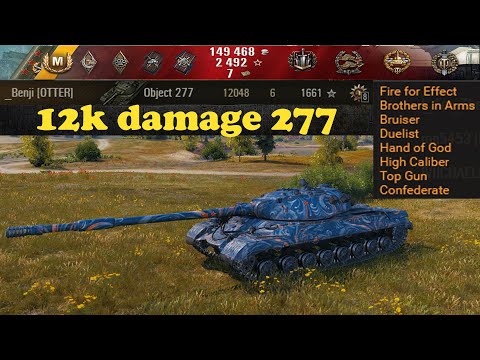 Object 277 🔝 12k damage 🔝 World of Tanks ✔️