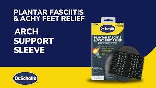 Dr. Scholl's Plantar Fasciitis &Achy Feet Relief Arch Support Sleeve