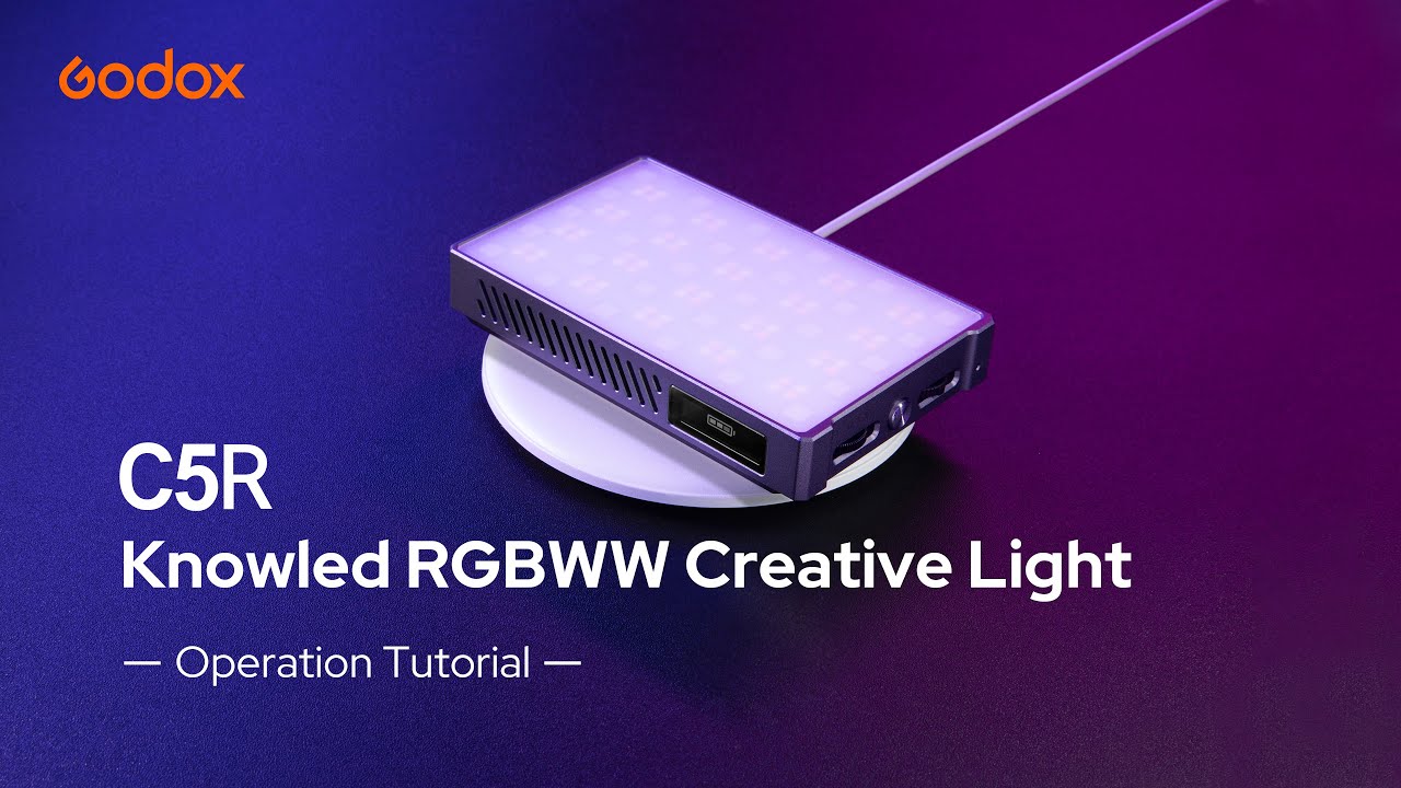 Godox C5R Knowled RGB Creative LED-lys