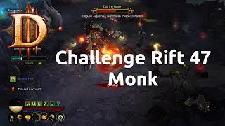 Diablo 3 - Challenge Rift - Challenge 47 - Monk - Number 1