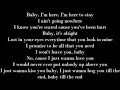 RIGHT HERE JUSTIN BIEBER Lyrics