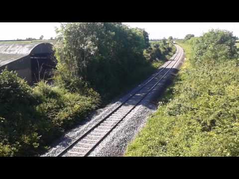 Irish Rail 082 Laden Timber Train
