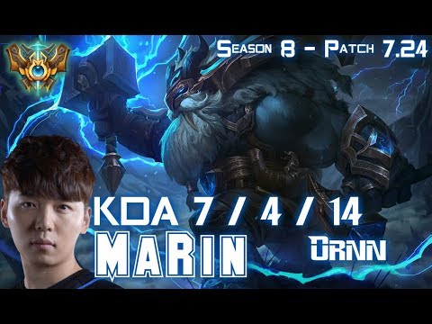 MaRin ORNN vs CHO'GATH Top - Patch 7.24 KR Ranked
