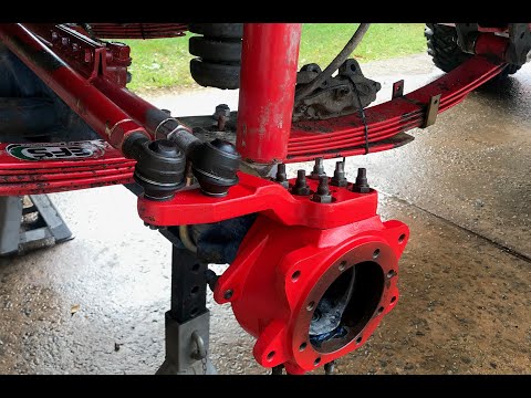 LN106 high steer 6 shooter high steer knuckles Strongest hilux front end ive ever had ARB air locker