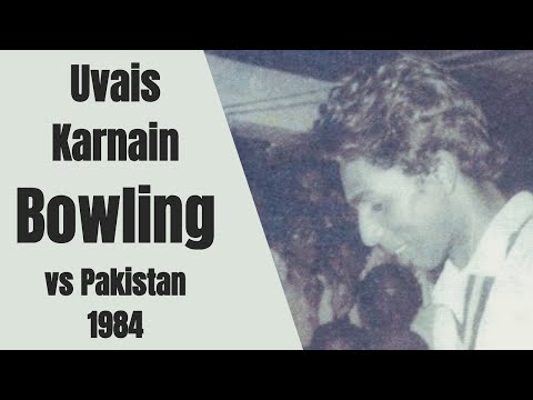 Uvais Karnain Bowling vs Pakistan – Sharjah 1984 | Vintage Sri Lankan Pace Magic