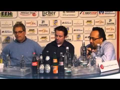 *3. DEL2 - Spieltag* EC Bad Nauheim - Heilbronner Falken 4:3 (2:1, 2:0, 0:2) Pressekonferenz