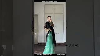 Black Readymade Chiffon Suit - Video 8