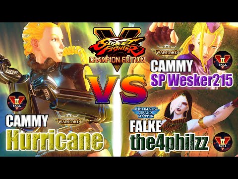 SFV CE 👊🏻 Hurricane (Cammy) vs SP Wesker215 (Cammy) & The4philzz (Falke) [season 5] VS2