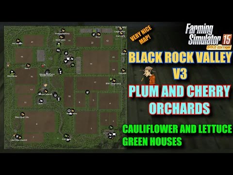 Farming Simulator 2015 - Mod Review "Black Rock Valley V3" Map Mod Review