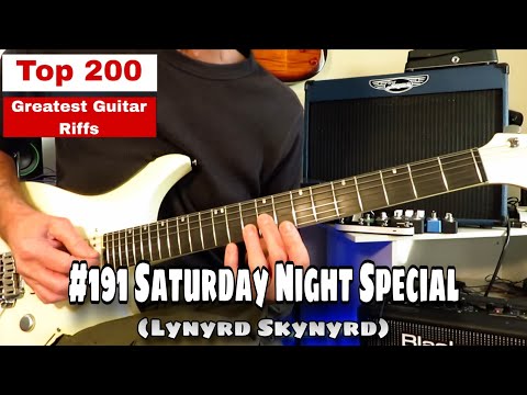 Top 200 GOAT Guitar Riffs - #191 Saturday Night Special - Lynyrd Skynyrd. Guitar Lesson