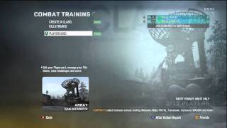 Black Ops - How to Prestige + Lots More In Combat Training *After Patch* [HD]!