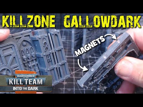 Making Killzone Gallowdark Magnetic Wall Panels
