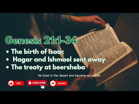 Genesis | The birth of Isaac | Hagar and Ishmael sent away | The treaty at beersheba