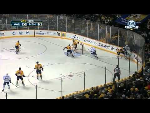 Canucks @ Predators Highlights 2/22/13