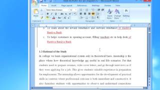 TU BBA Internship Report Format