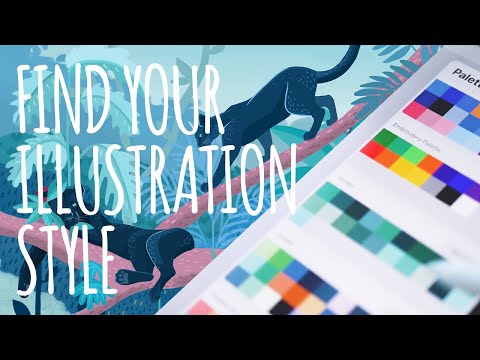 ILLUSTRATION Tutorial: COLOR TIPS to help YOU find your own ILLUSTRATION STYLE